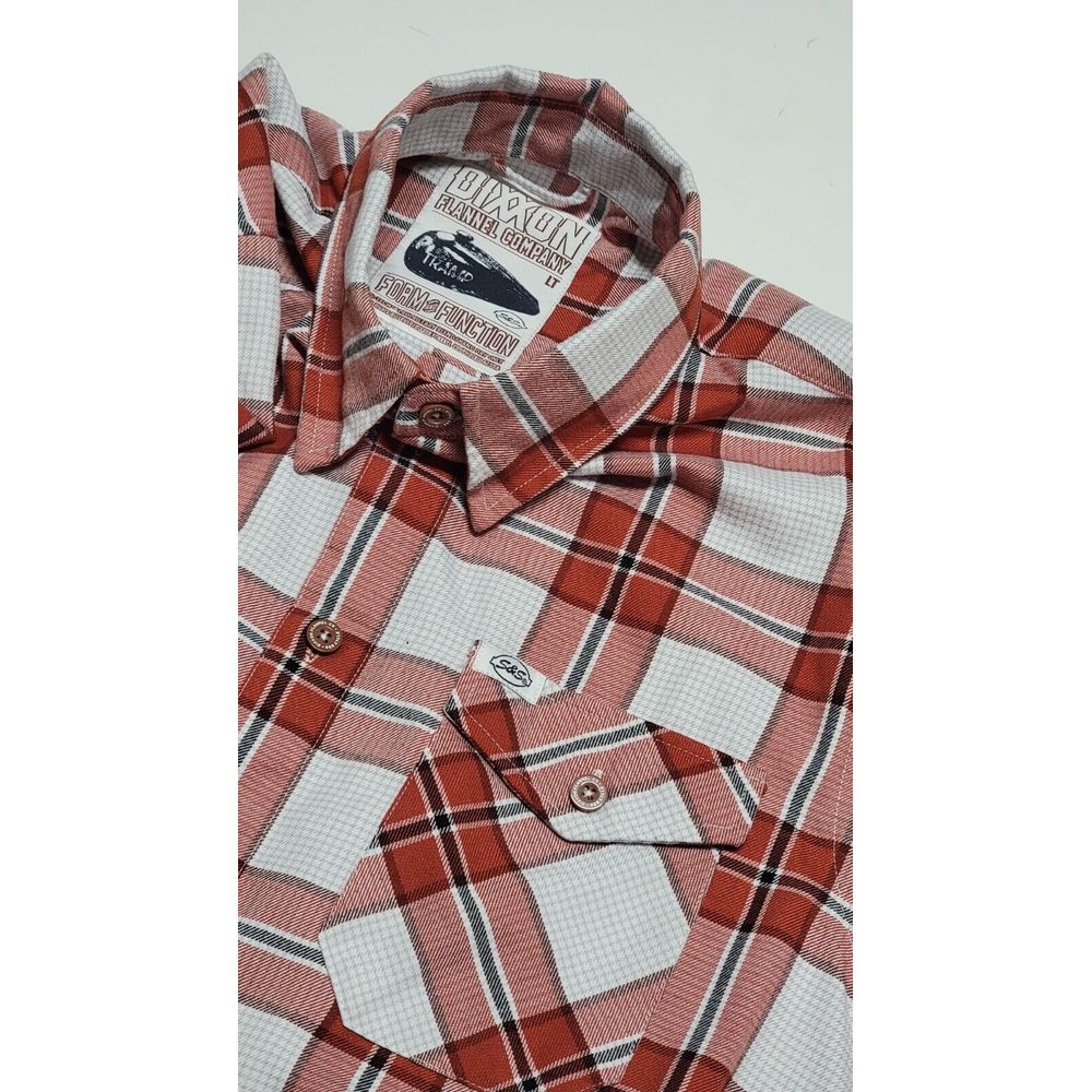 Dixxon Flannel Company S&S Cycles The Tramp Plaid Red Mens Shirt Size Large Tall